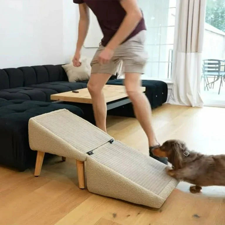 Convertible Pet Ramp + Step Stool – Space-Saving Design 🐾
