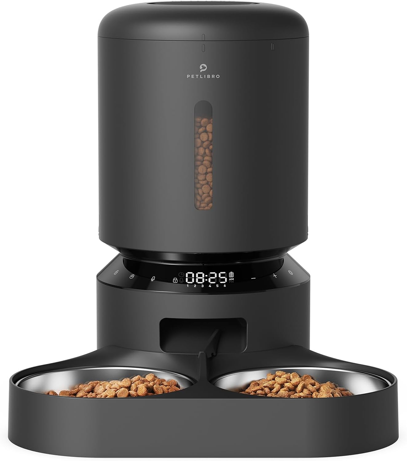 PETLIBRO Automatic Cat Feeder – 6 Meals/Day, Timed Pet Food Dispenser with Freshness Lock & Low Food Sensor, for Cats & Dogs