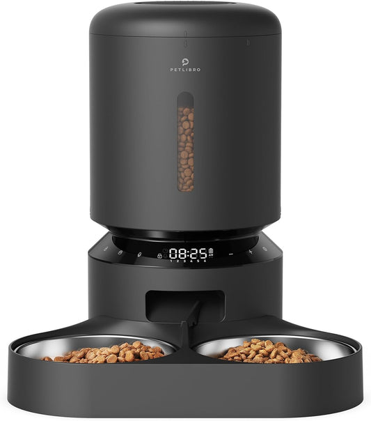 PETLIBRO Automatic Cat Feeder – 6 Meals/Day, Timed Pet Food Dispenser with Freshness Lock & Low Food Sensor, for Cats & Dogs