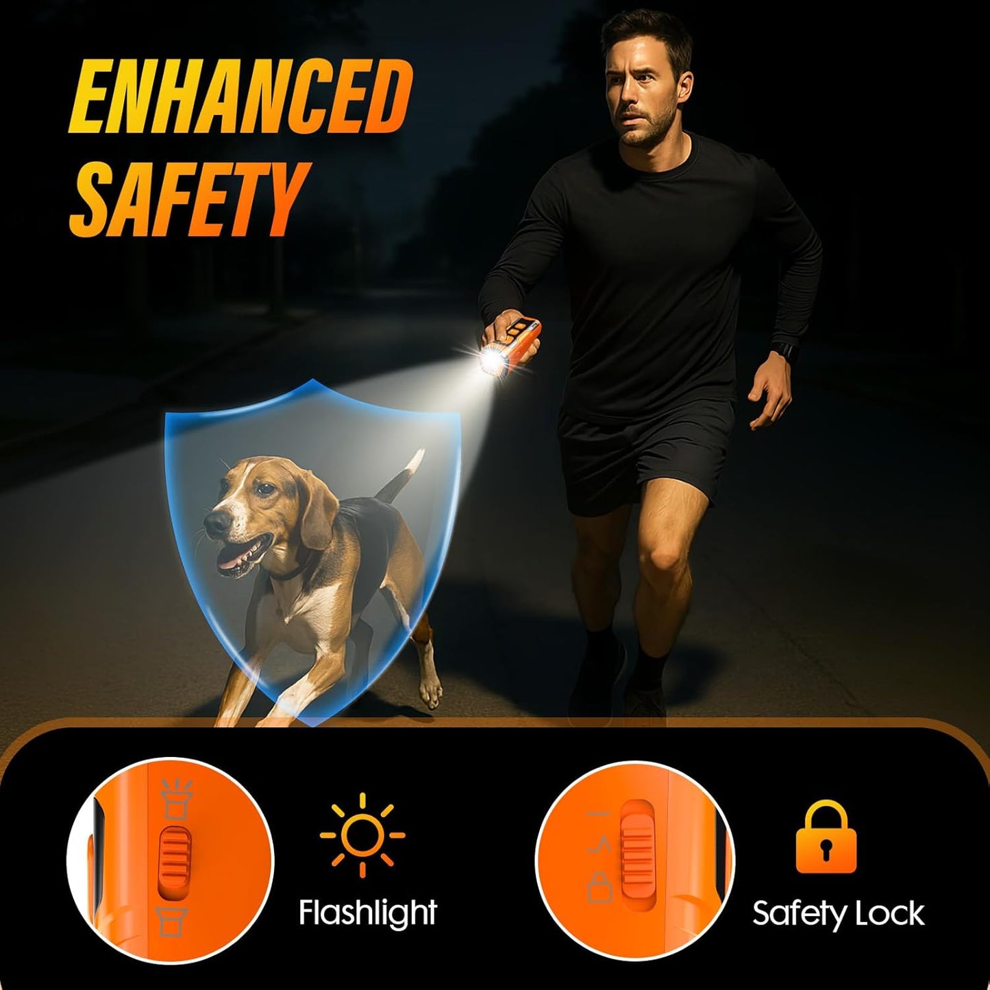 Ultrasonic Dog Bark Control Device – 3X Power, 6 Training Modes, 23FT Range, Safe & Humane, Rechargeable